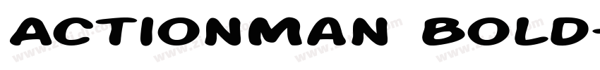 ActionMan Bold字体转换 ActionMan Bold字体转换